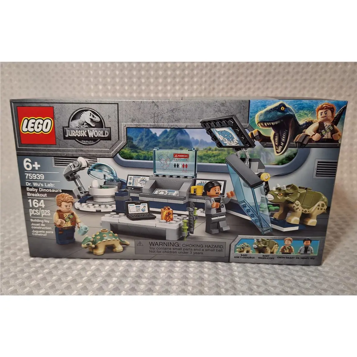 Lego Jurassic World Dr Wu`s Lab Baby Dinosaurs Breakout 75939