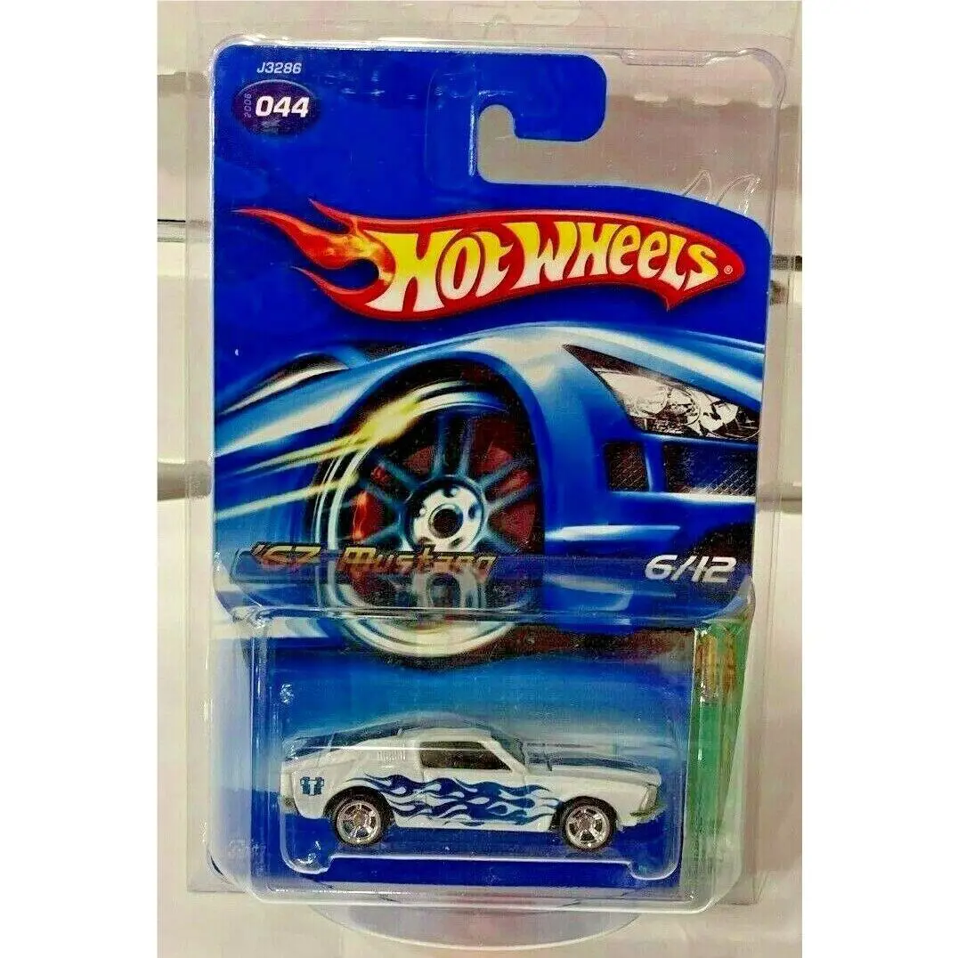 Hot Wheels 2006 Treasure Hunt Series - White `67 Mustang W/real Riders 6 of 12