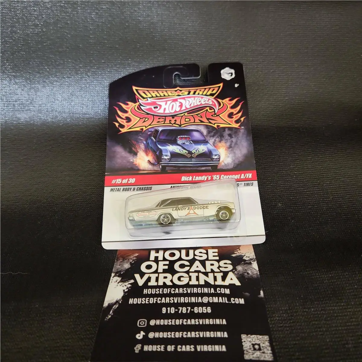 Hot Wheels Drag Strip Demon Dick Landy`s 65 Coronet A/ FX