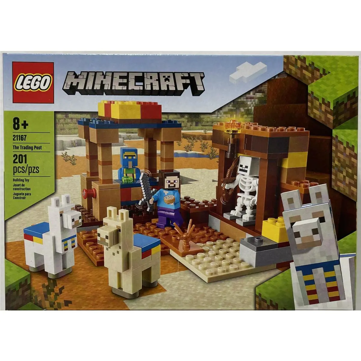 Retired Lego 21167 Minecraft The Trading Post Llama 201pcs 8+