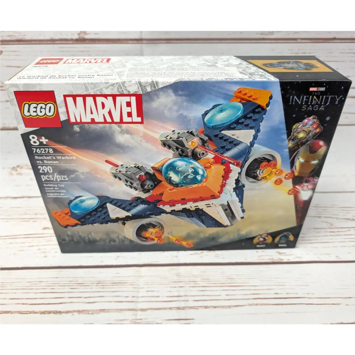 Lego Marvel 76278 Rocket`s Warbird Vs. Ronan Guardian`s of The Galaxy