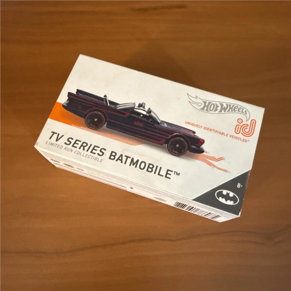 Hot Wheels ID Series DC Comics Batman Robin 1966 TV Show Classic Batmobile - Silver