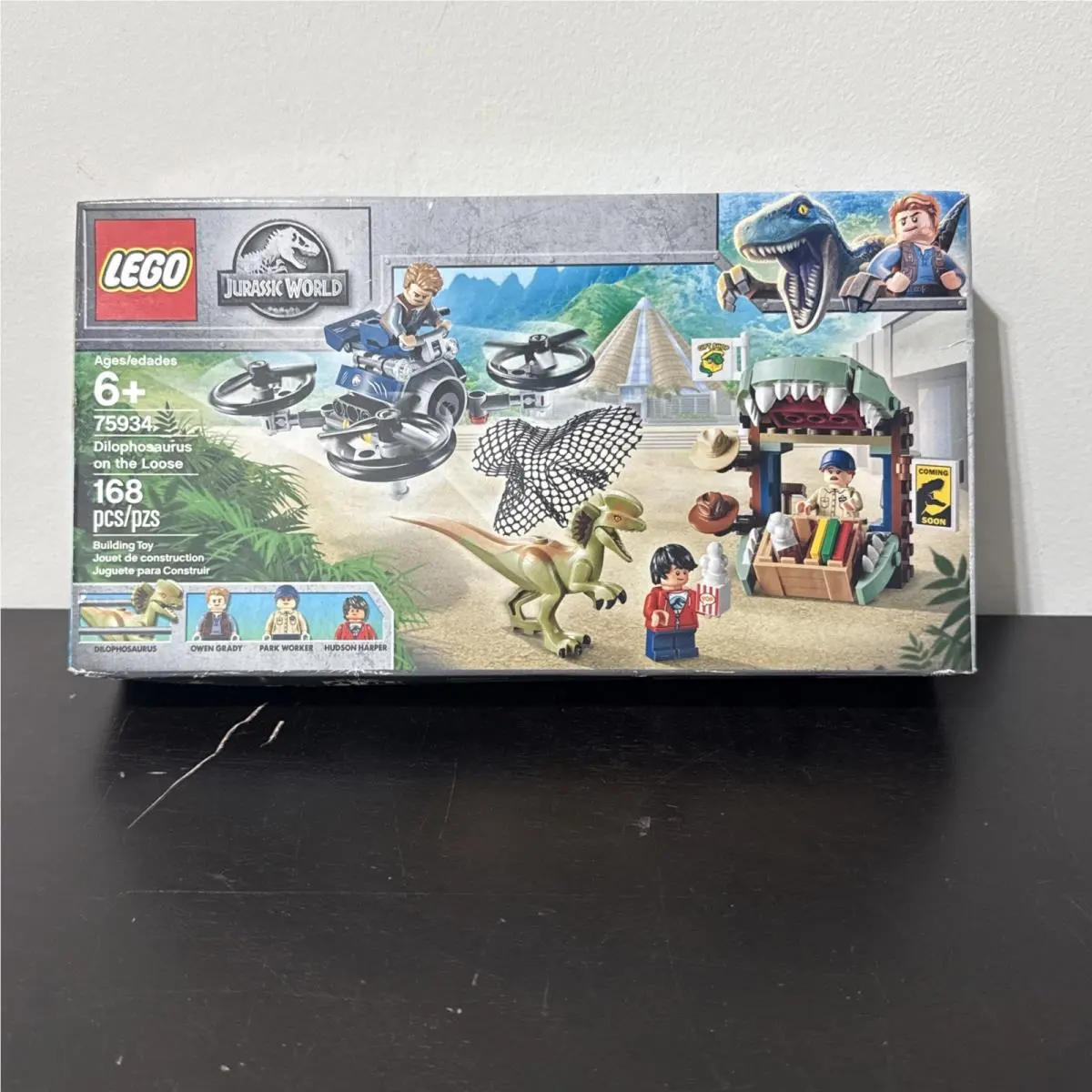 Lego Jurassic World 75934 Dilophosaurus on The Loose 168 Pcs Age 6+