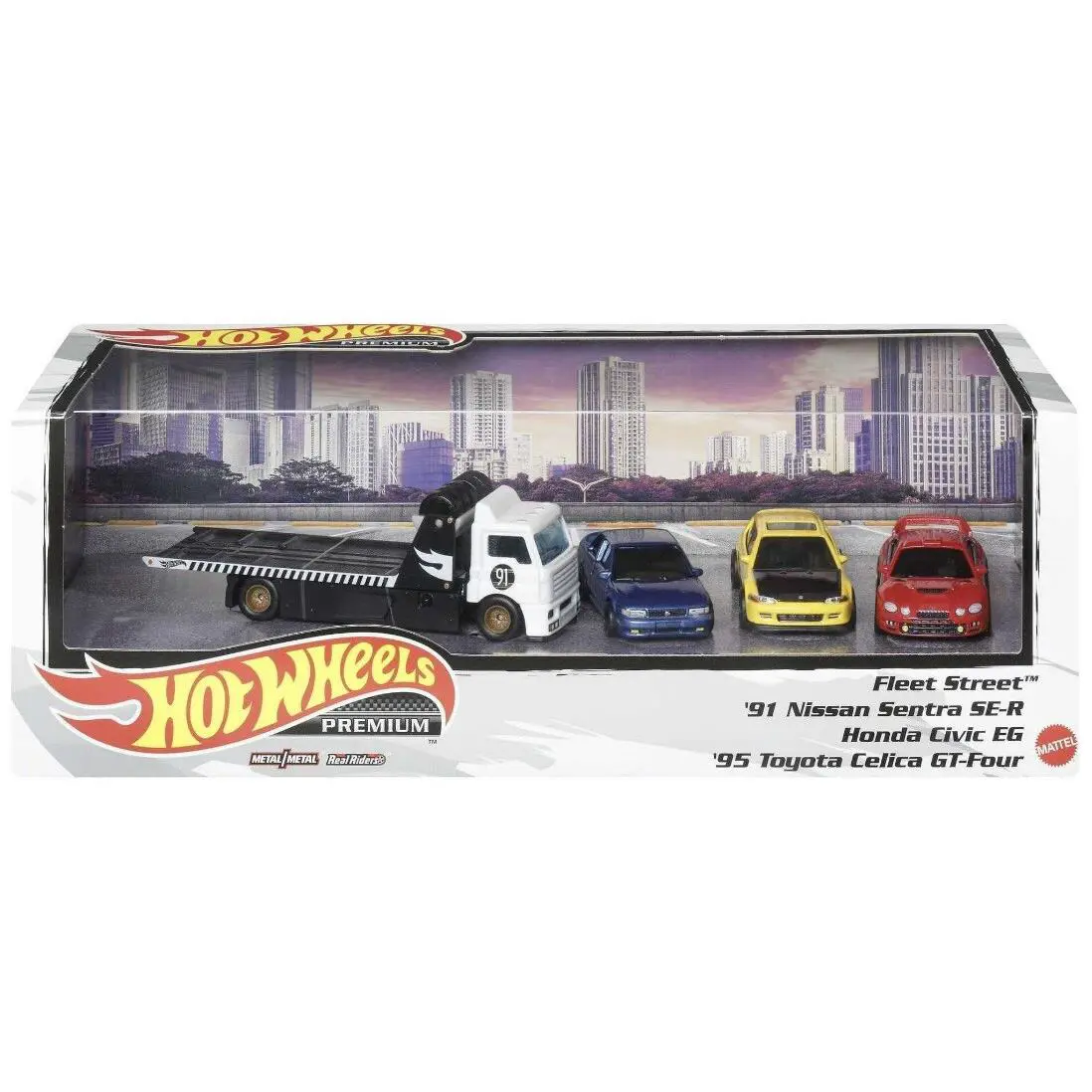 Hot Wheels Premium Collector Set Nissan Sentra Honda Civic EG Toyota Celica