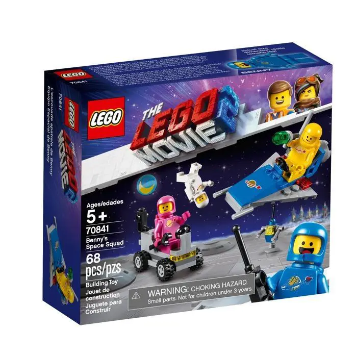 Lego The Movie 2 Benny`s Space Squad Retired Set 70841 Blue Minifigure - Blue, Red