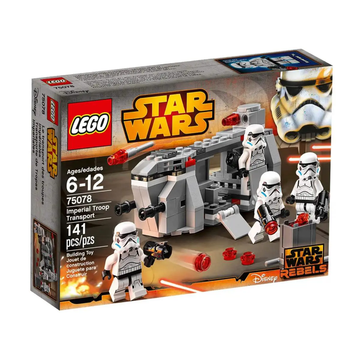 Lego Star Wars Imperial Troop Transport Set 75078