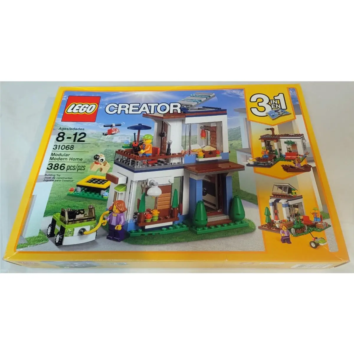 Lego 31068 Modular Modern Home Creator 3-in-1 Electric Car Lakeside Garden