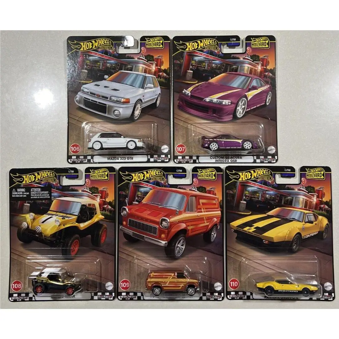 2024 Hot Wheels Boulevard 5 Car Set - 106- 110