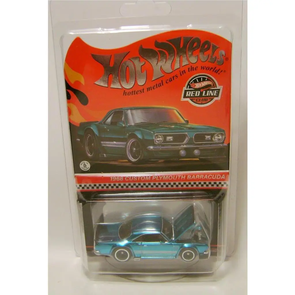 1968 `68 Plymouth Barracuda Red Line Club Car Rlc Hot Wheels 2024