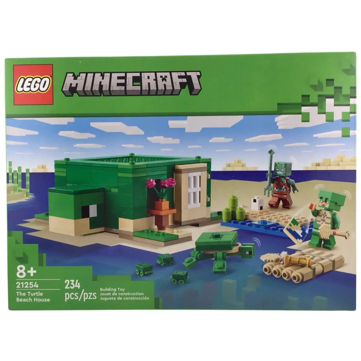 Lego Mojang Minecraft 21254 The Turtle Beach House Drowned
