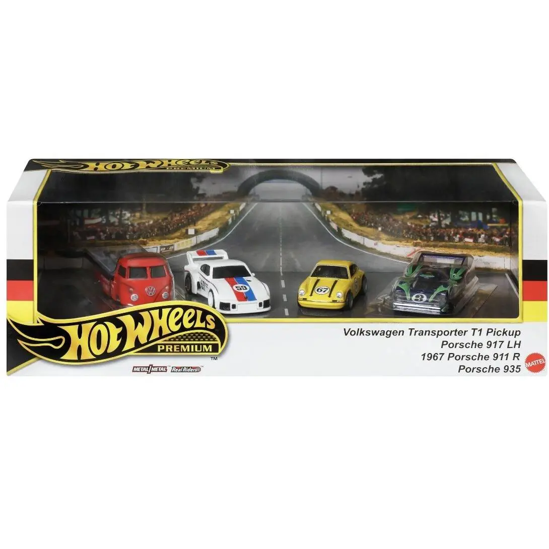 Hot Wheels Premium German Racers Diorama Box Set