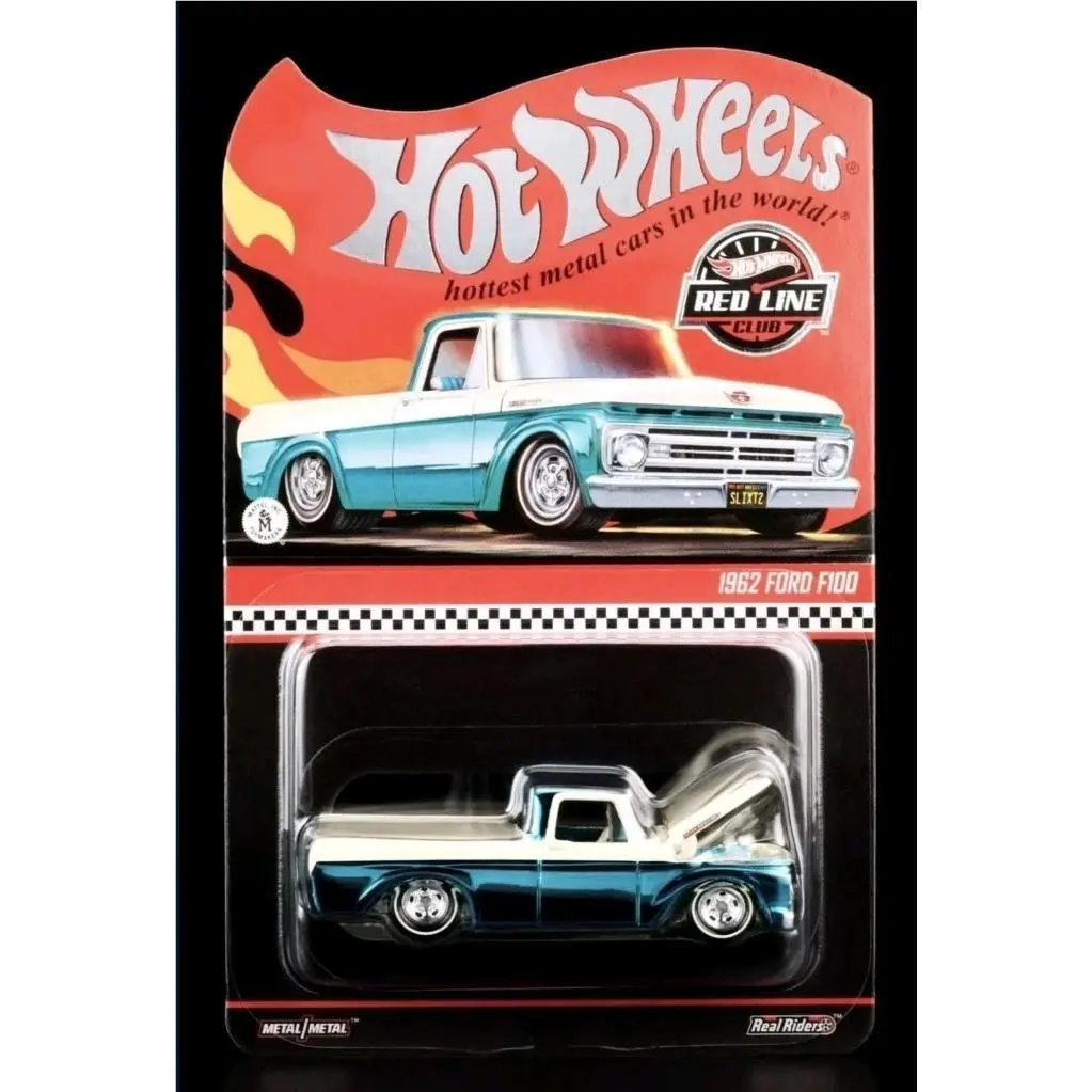 Hot Wheels Rlc Exclusive 1962 Ford F-100 Teal Box