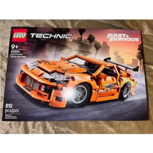 Lego Technic 42204 Fast Furious Toyota Supra MK4 Car Building Set 810 Pcs