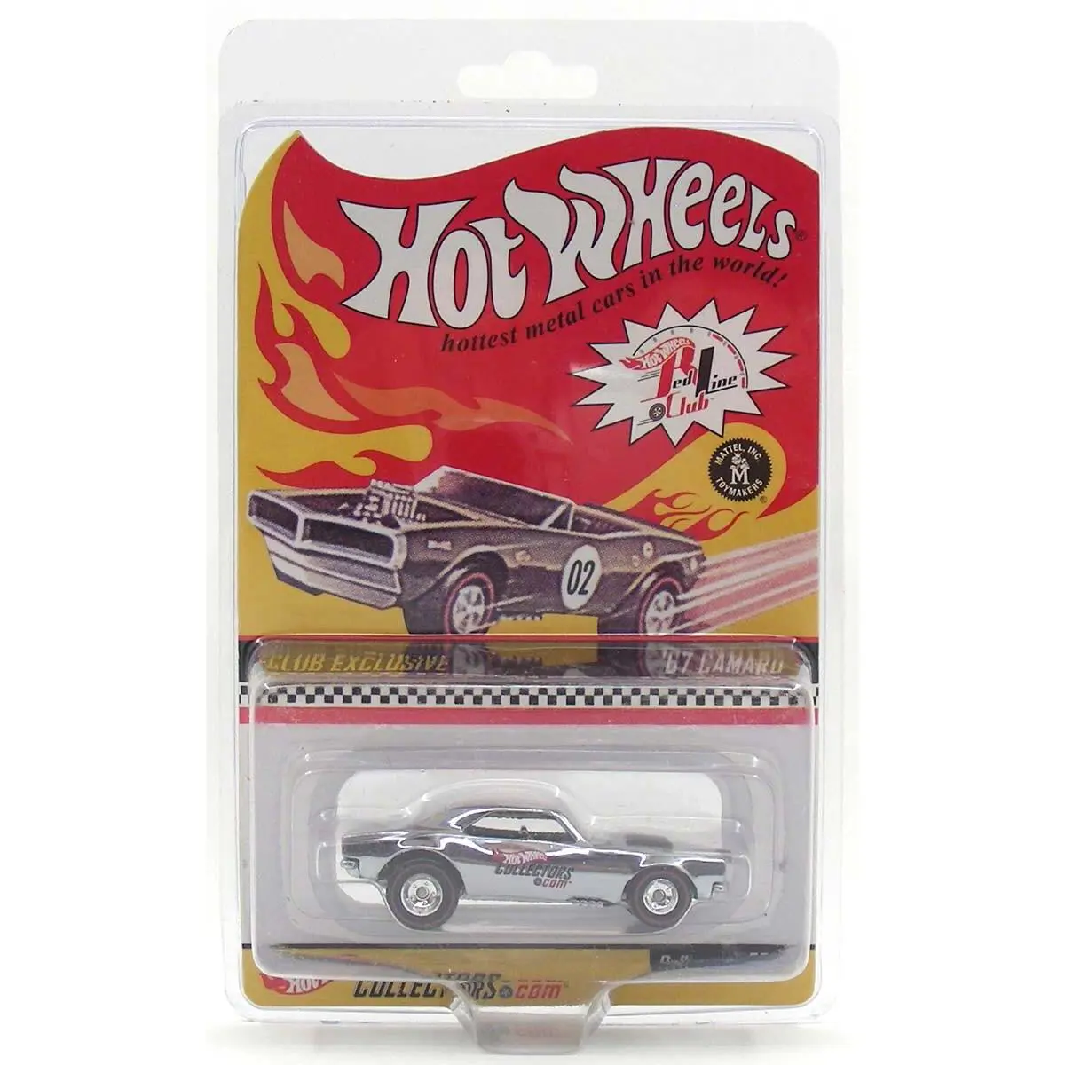 `67 Camaro Black Stripe Hot Wheels Rlc Red Line Club Exclusive Collector 020