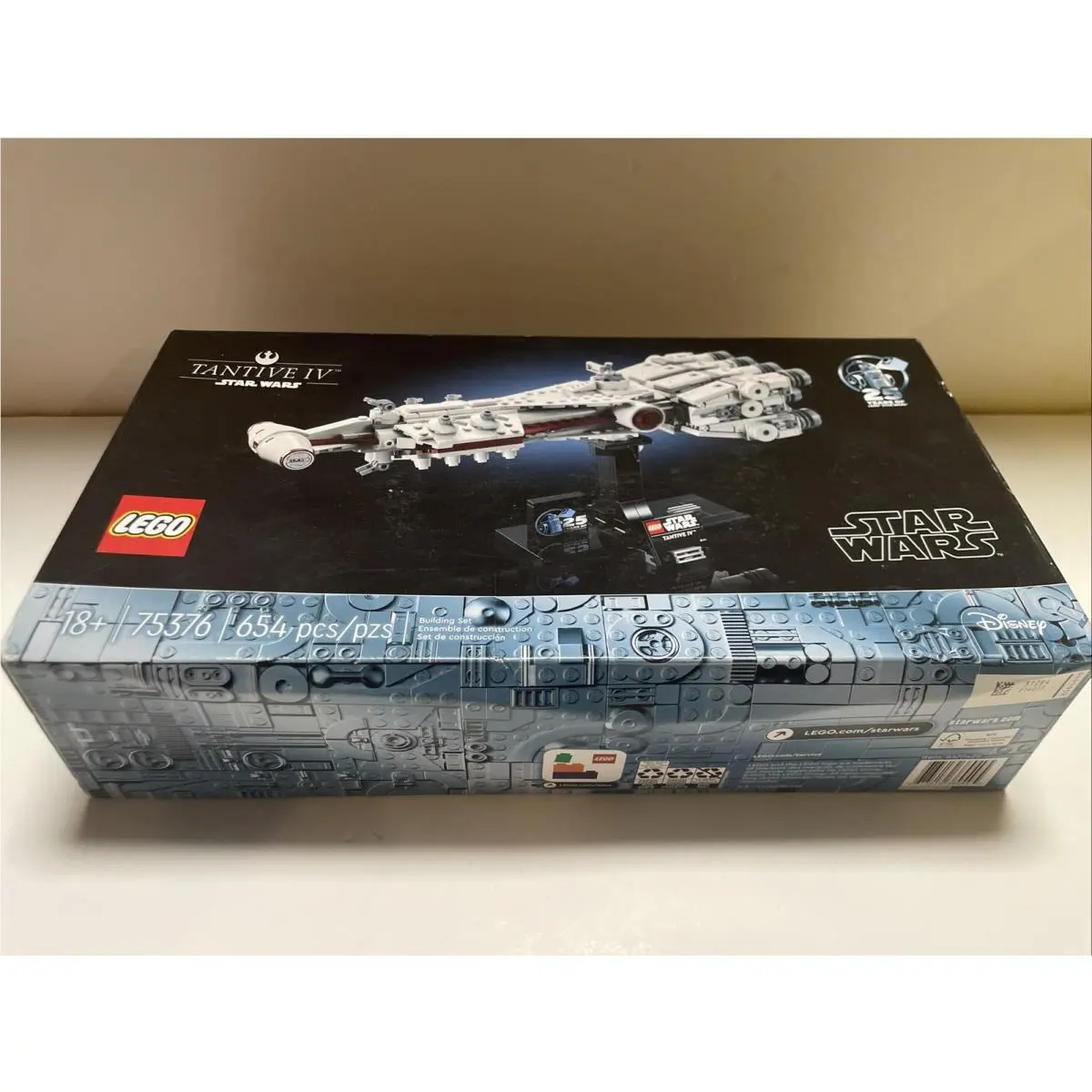 Lego Star Wars Tantive IV Starship 25th Anniversary Complete Set 75376