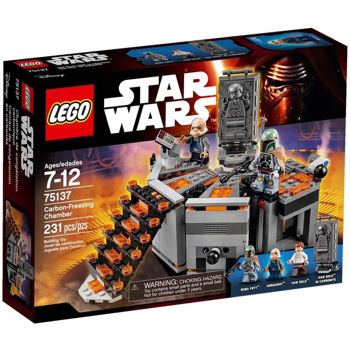 Lego Star Wars - Rare - 75137 Han Solo Carbon-freezing Chamber