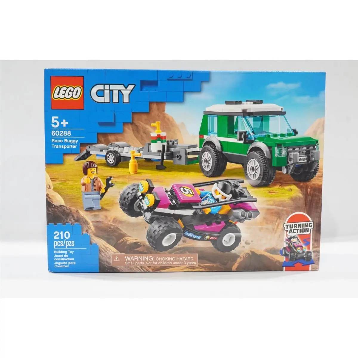 Lego 60288 Town City Race Buggy Transporter Set 210 Pieces