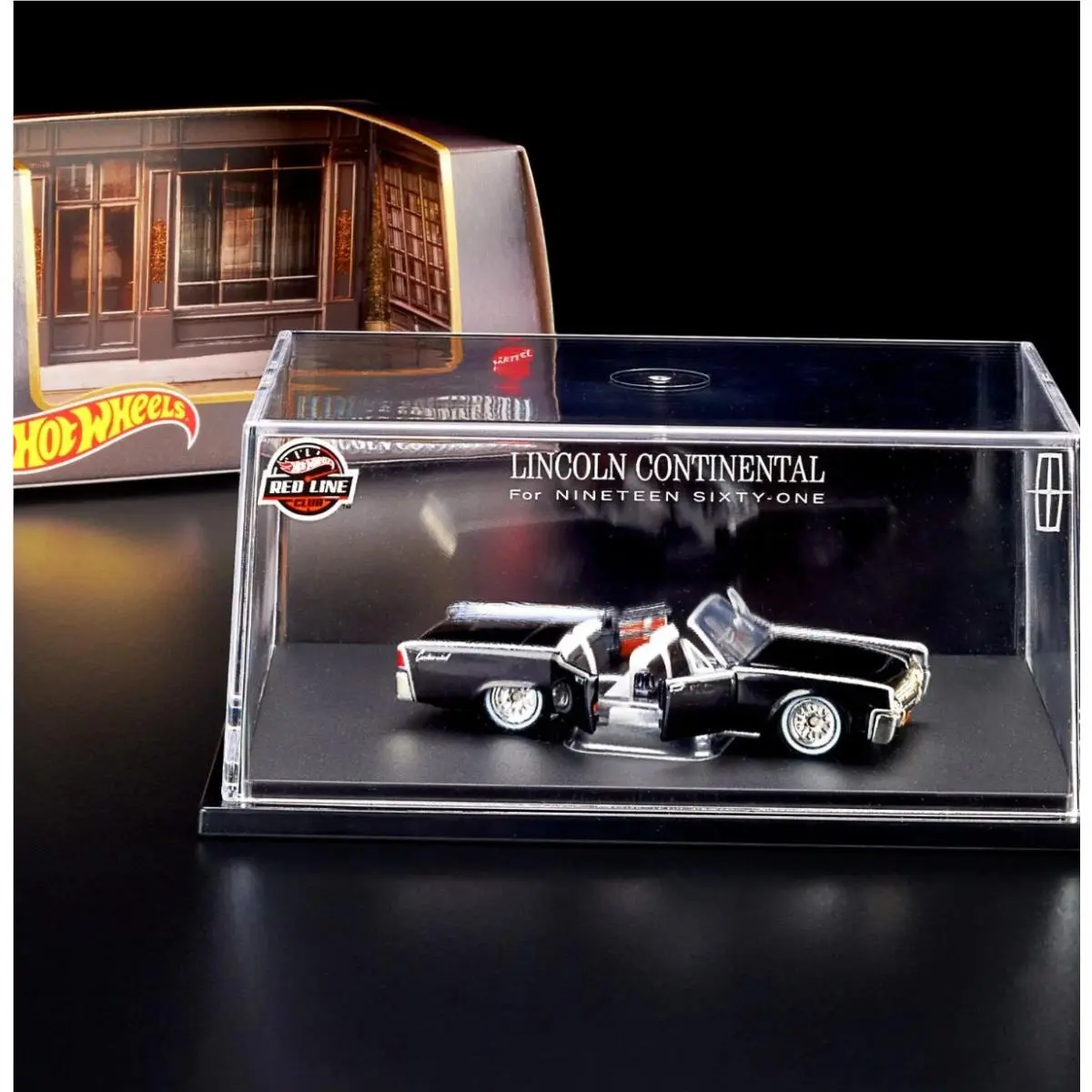 Hot Wheels Collectors Rlc Mattel Creations Black 1961 Lincoln Continental Nip