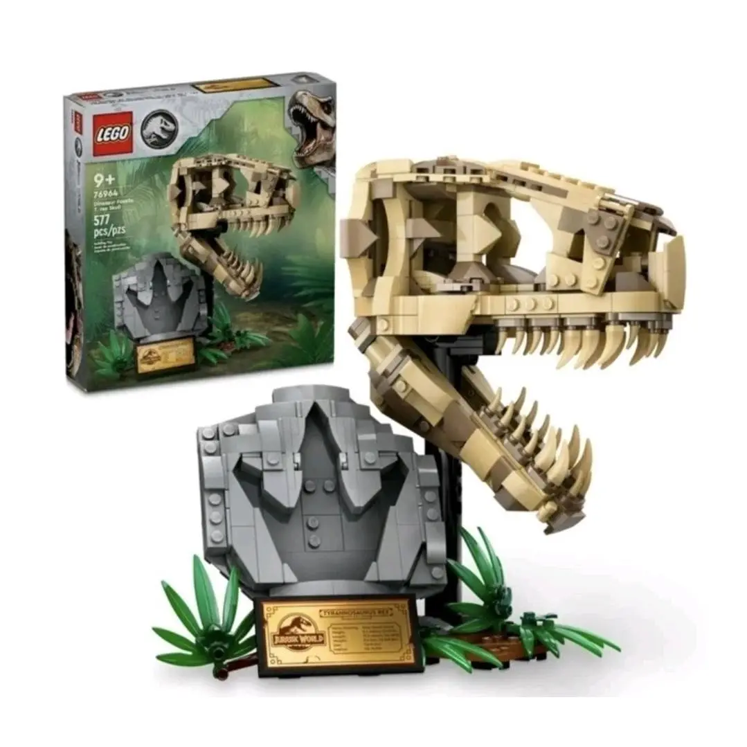 Lego 76964 Jurassic World Dinosaur Fossil T-rex Skull 577 Pieces Ages 9+