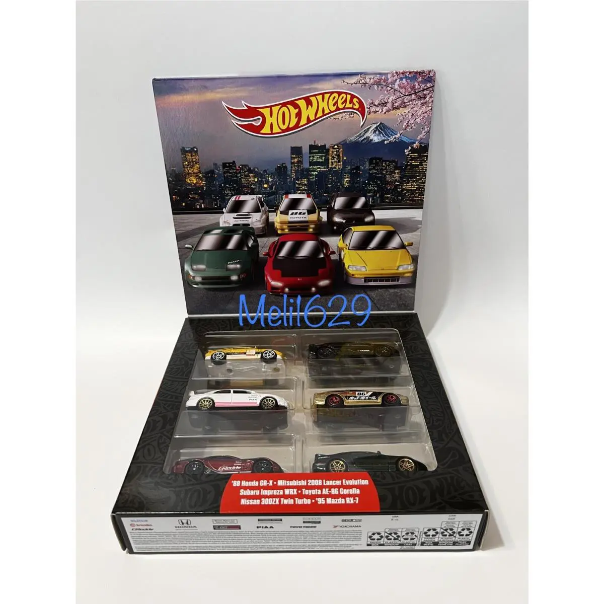 Hot Wheels 1/64 Jdm Japan Culture 6 Car Set