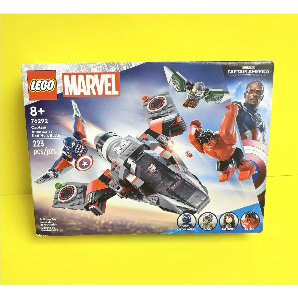 Lego Marvel Captain America Vs Red Hulk Battle 76292