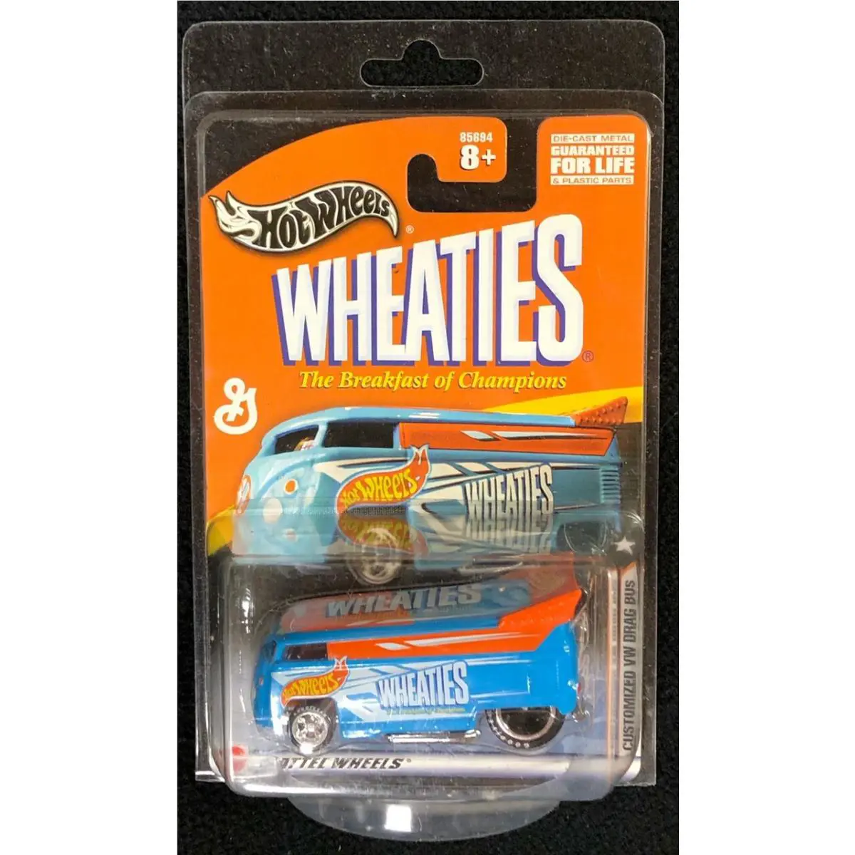 Hot Wheels Wheaties Customized VW Drag Bus General Mills Mail Order