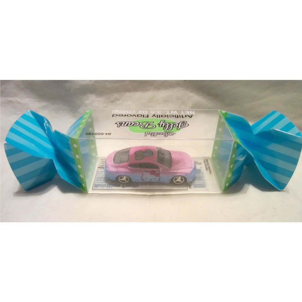 Hot Wheels Custom Bentley Hello Kitty Real Riders in Display Case
