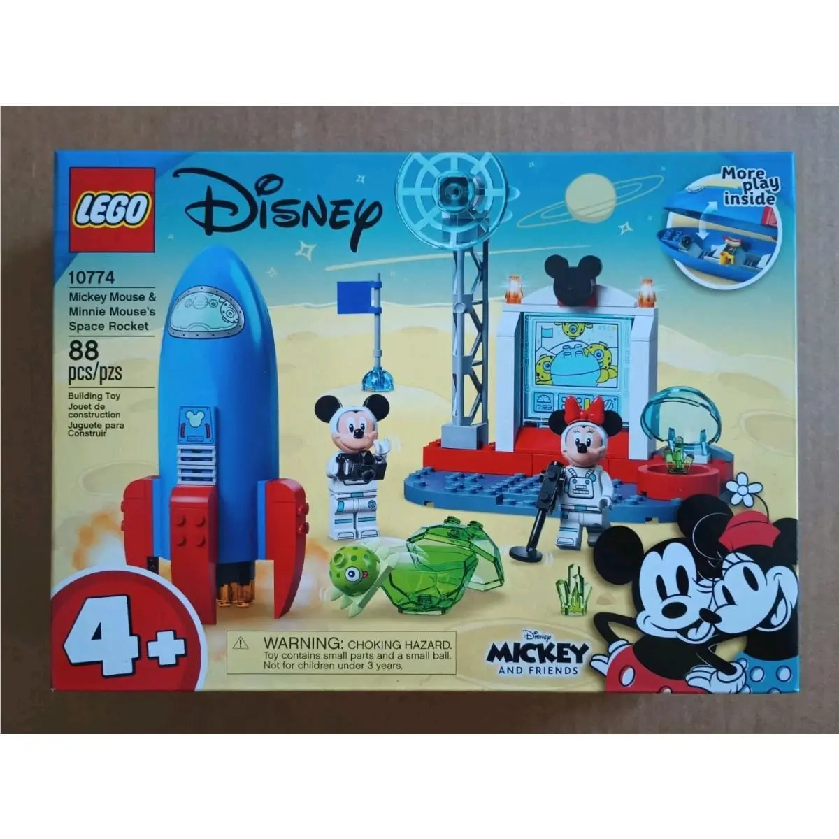 Lego Disney 10774 Mickey Mouse Minnie Mouse`s Space Rocket Retired