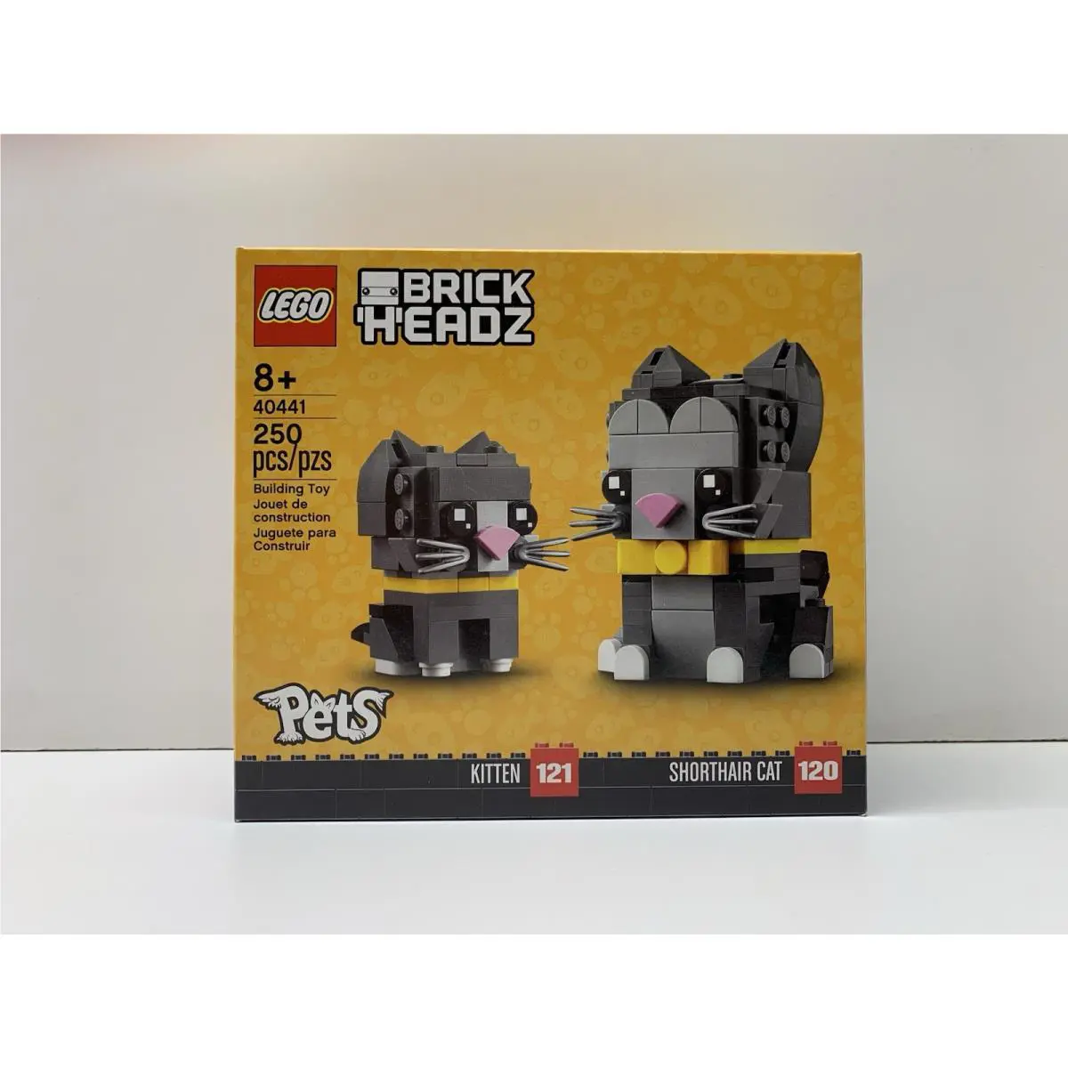 Lego 40441 Shorthair Cat 120 Kitten 121 Brickheadz