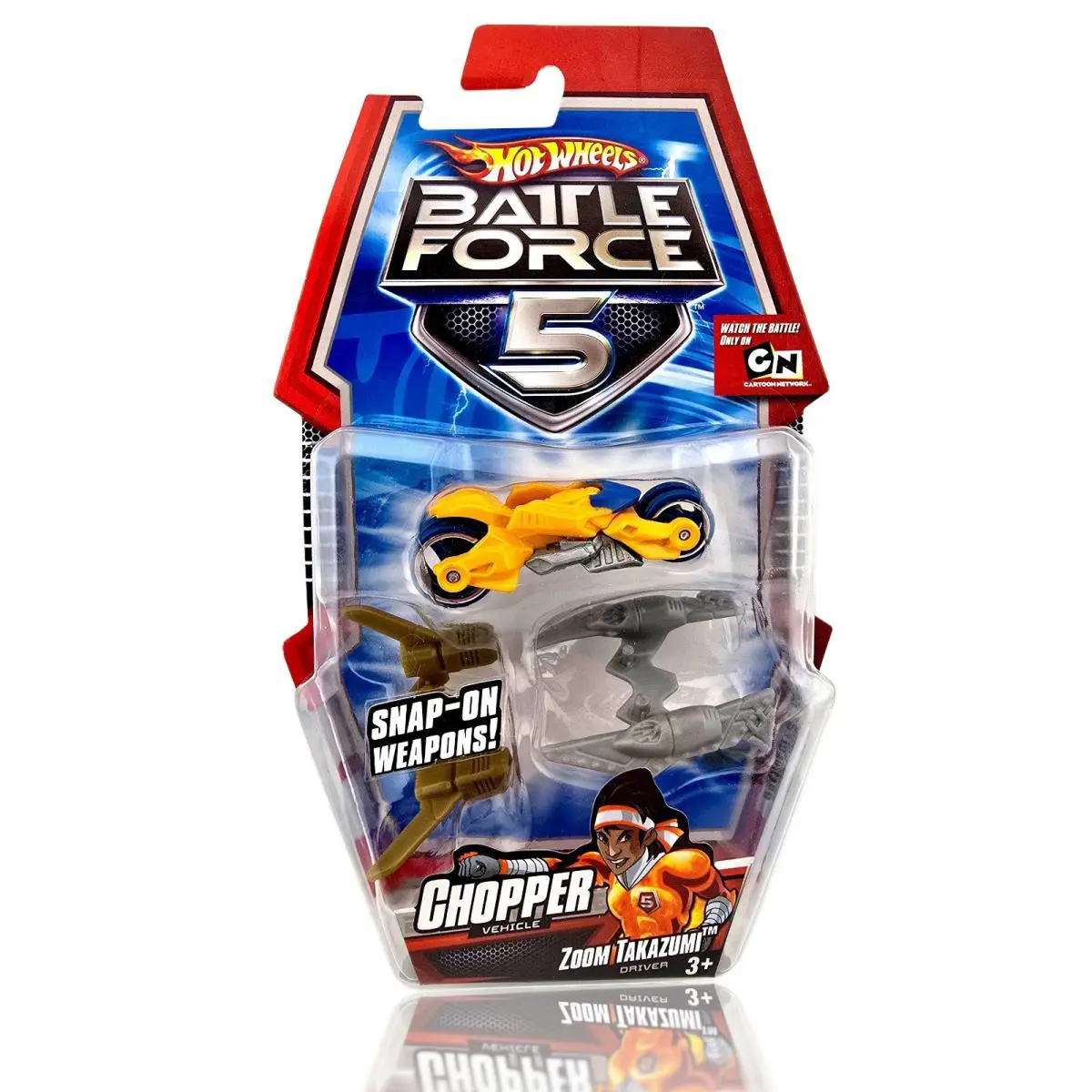 Hot Wheels Battle Force 5 Chopper Zoom Takazumi Snap On Weapons 1/64 Vhtf