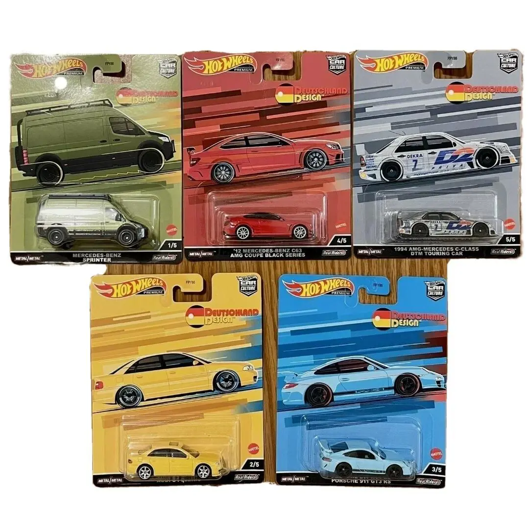 2022 Hot Wheels Premium Porsche Audi +more Deutschland Design Set 5 Car Culture