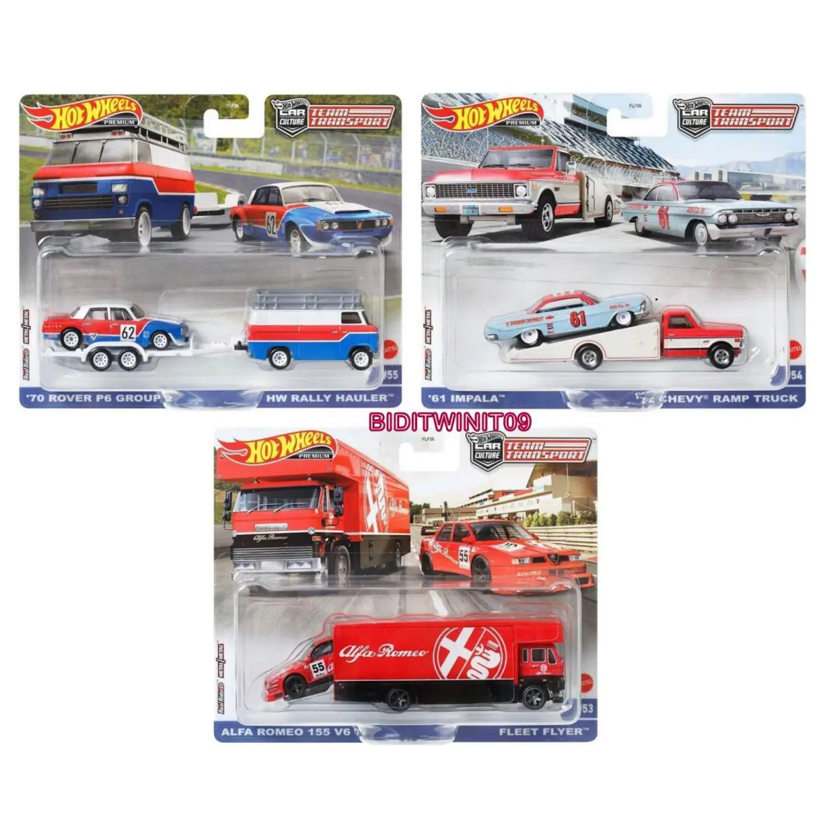 Hot Wheels 2023 Car Culture Team Transport Set OF 3 IN Stock