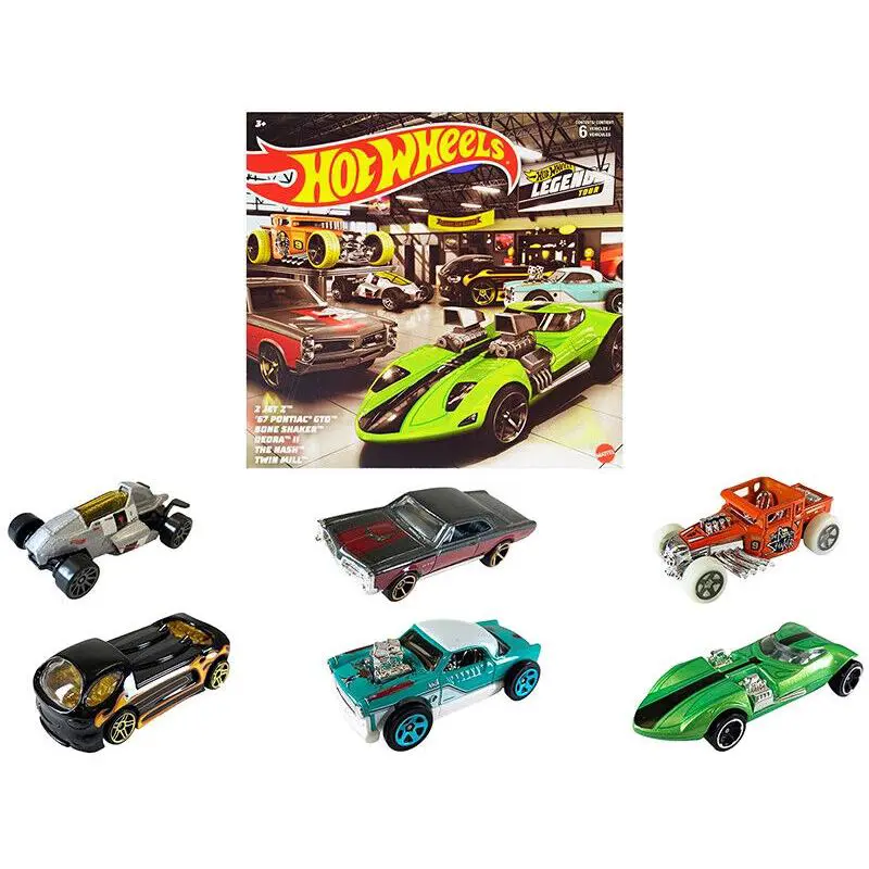 Hot Wheels Legends 6 Piece Set Diecast Model Cars by Hot Wheels