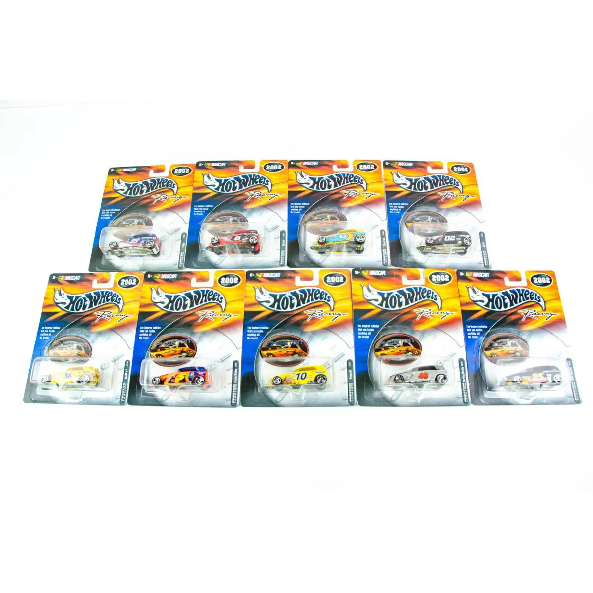 Hot Wheels Racing 2002 Nascar Phaeton Nearly Complete Set of 9