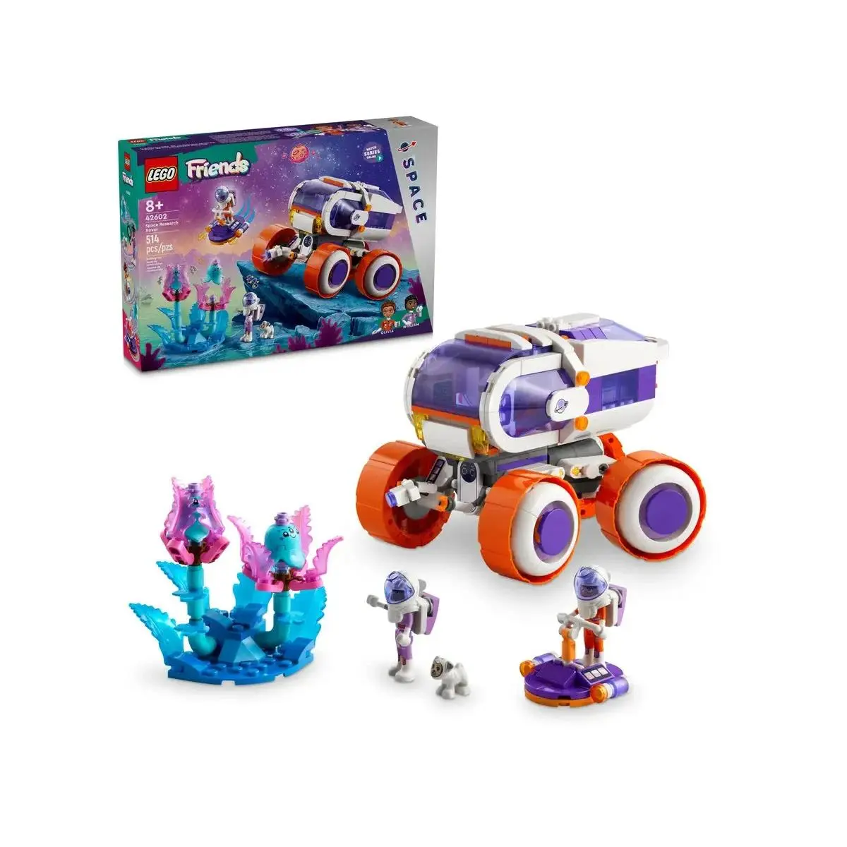 Lego Friends Space Research Rover Toy Science Playset Building Set Model 42602