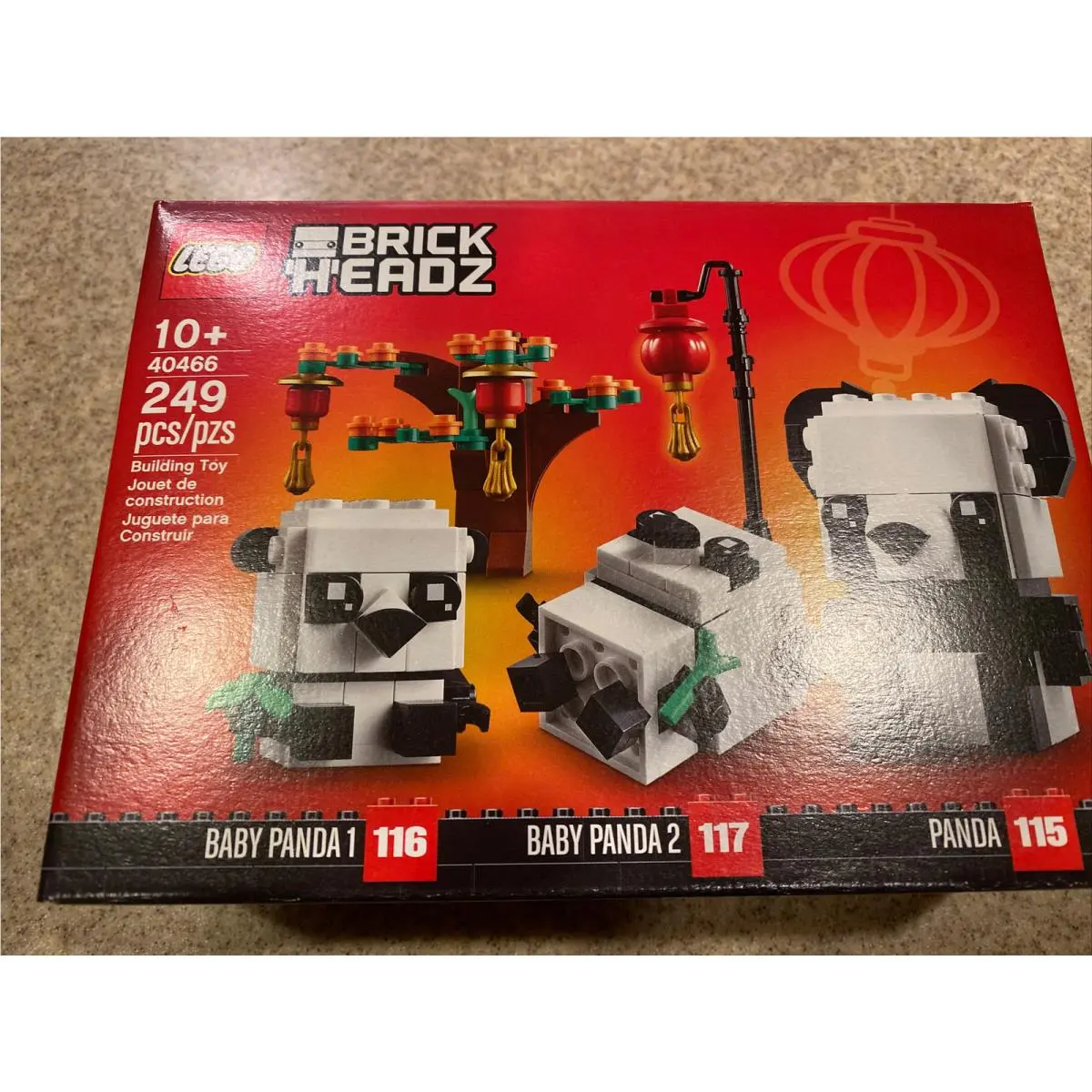 Lego Brickheadz Chinese Year Panda Family 40466