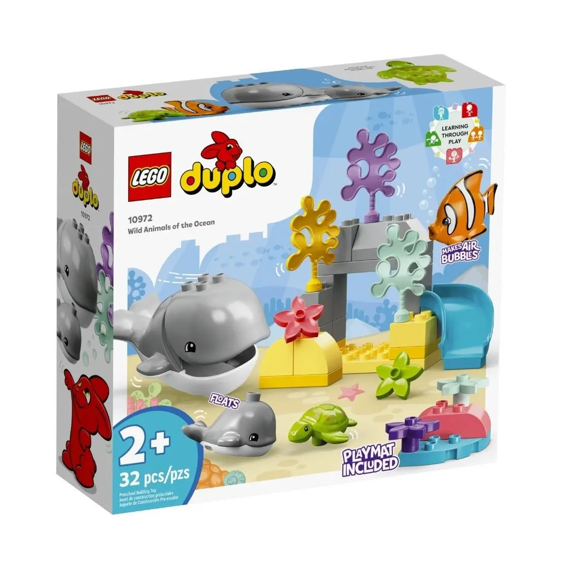 Lego Duplo Wild Animals of The Ocean 10972 Sea Creatures Building Set 32pc
