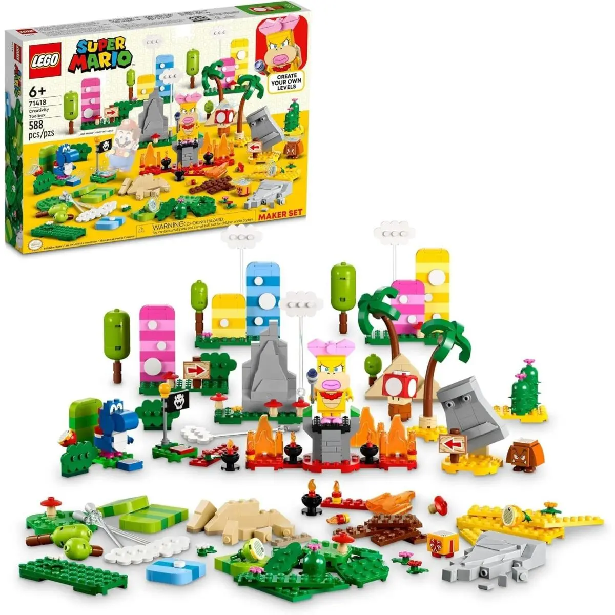 Lego Super Mario Creativity Toolbox Maker Set 71418