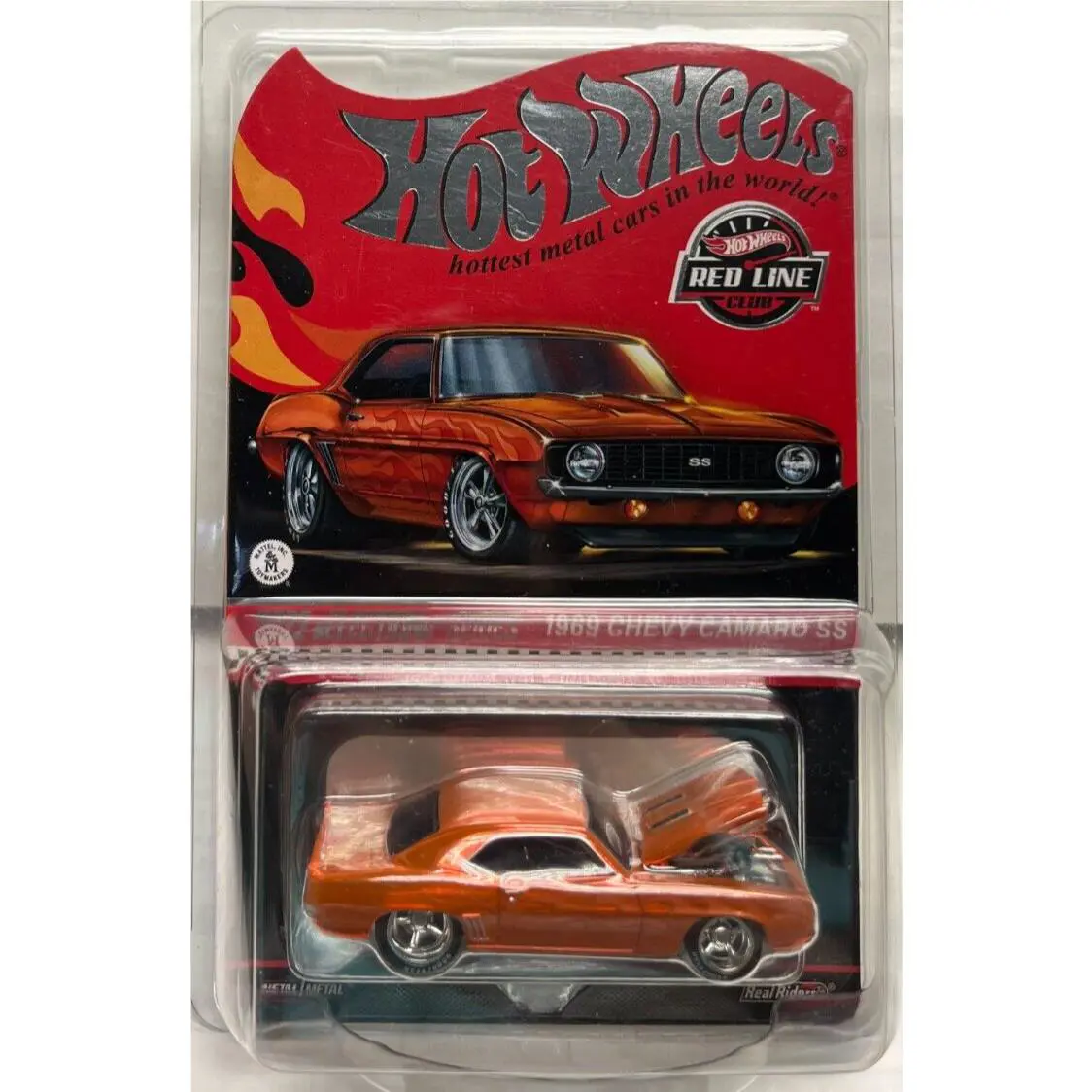 Hot Wheels 2022 Red Line Club Car Rlc Selections Series 1969 Chevy Camaro SS