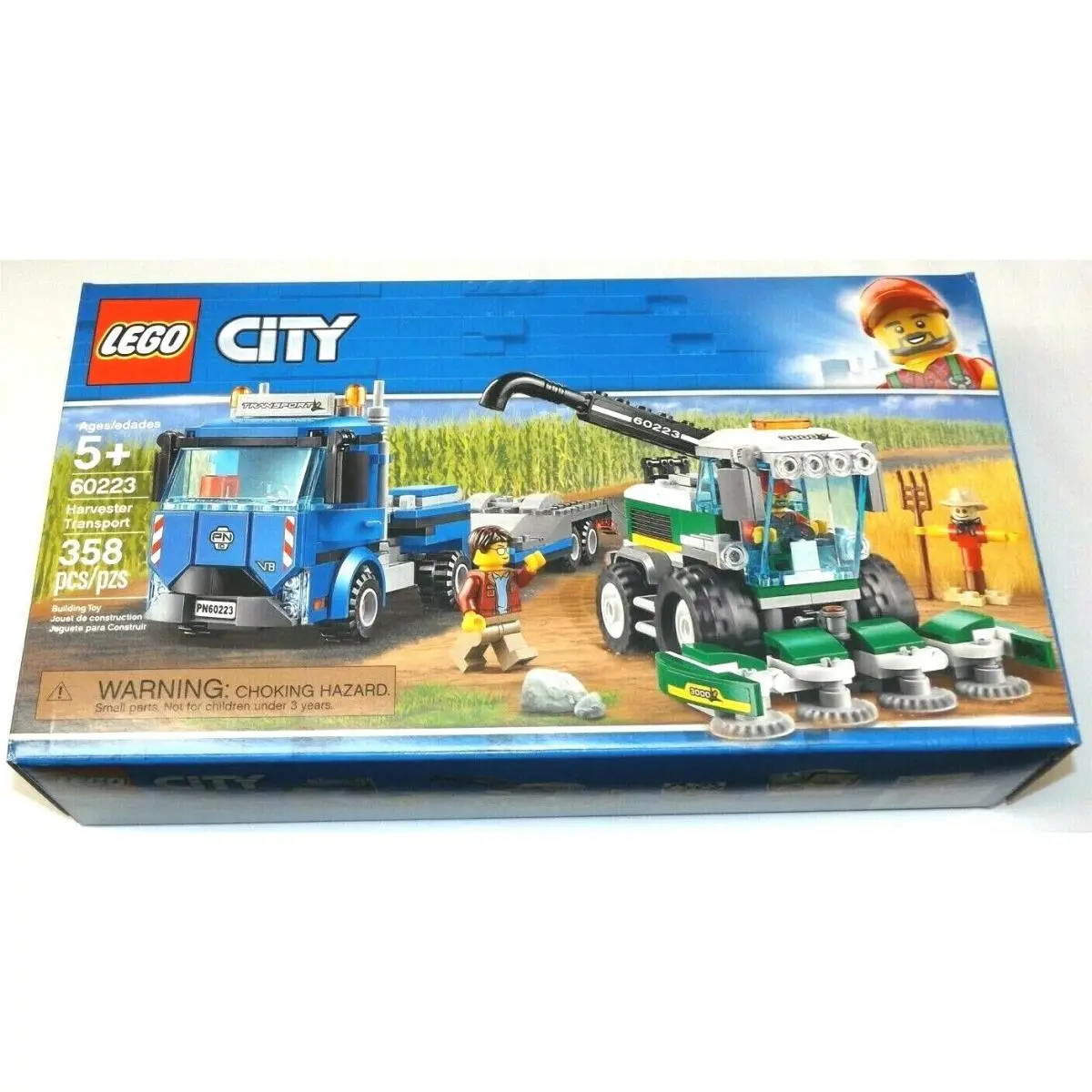 Lego 60223 Harvester Transport City Farmer Scarecrow Truck