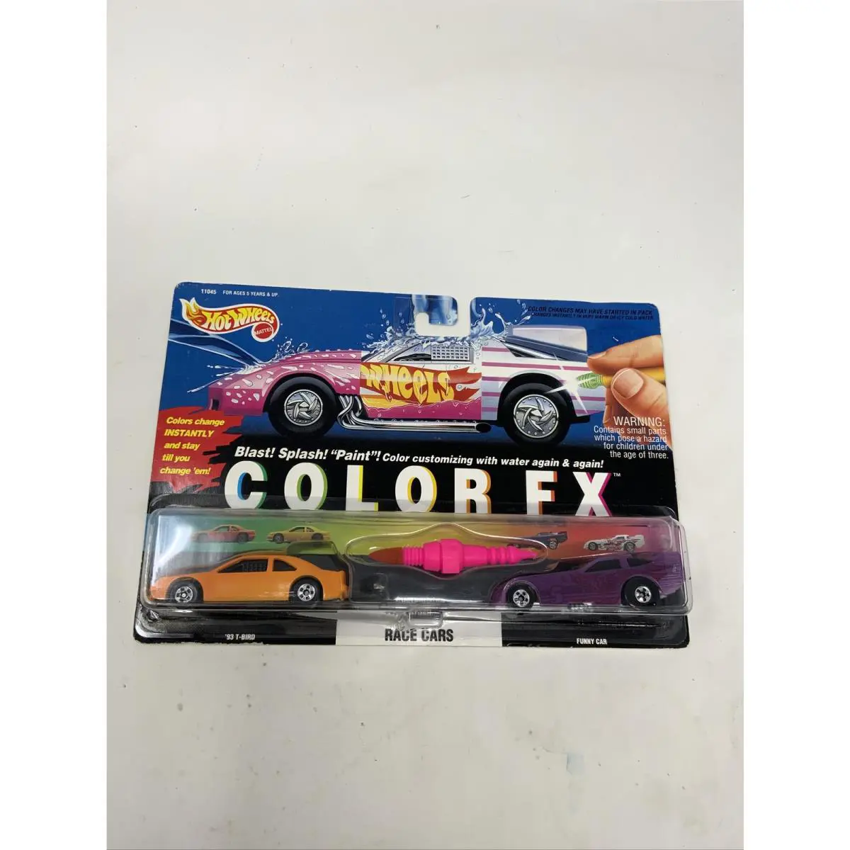 1994 Hot Wheels Color FX Race Cars `93 T-bird Funny Car 11045