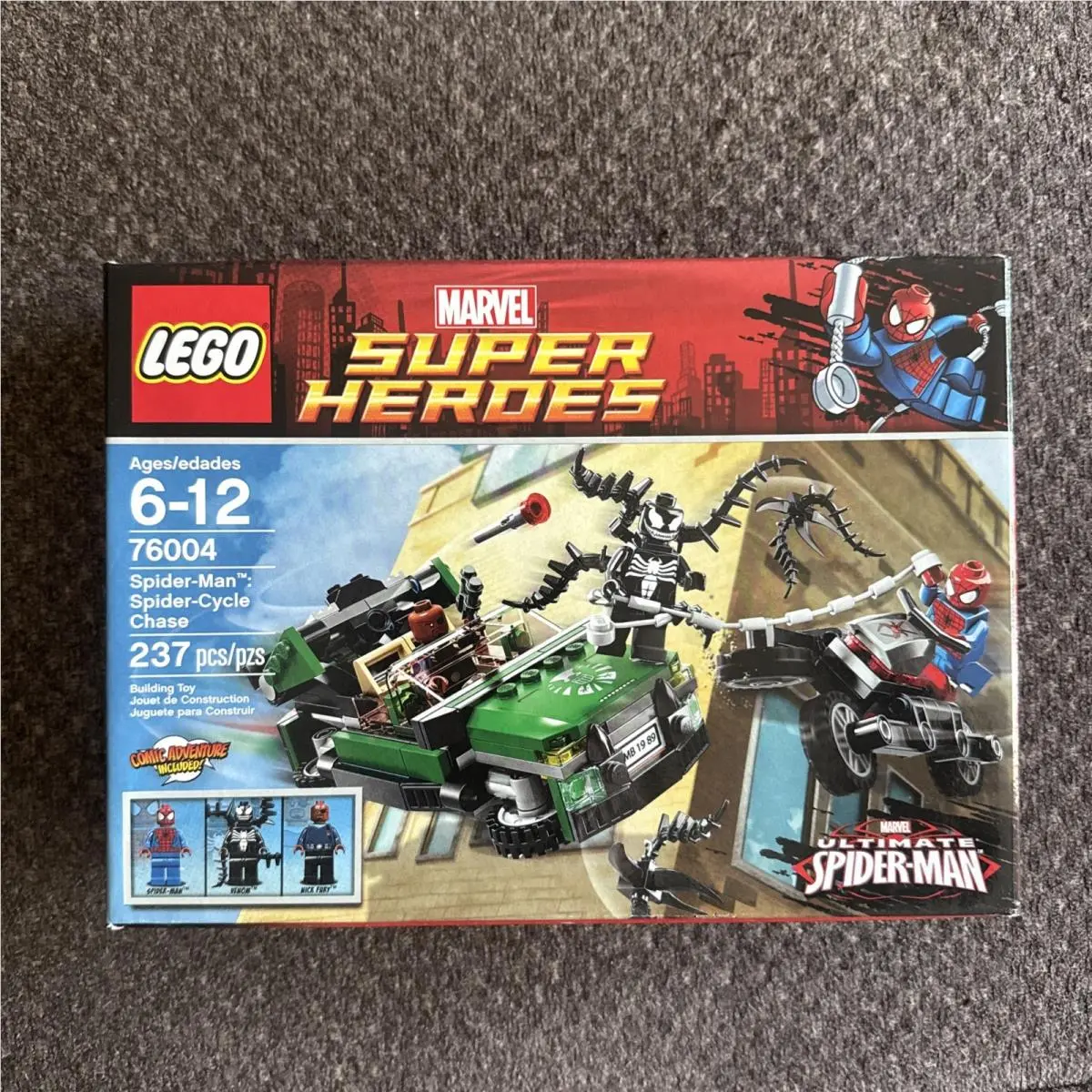 Lego Marvel Super Heroes 76004 Spider-man Spider-cycle Chase