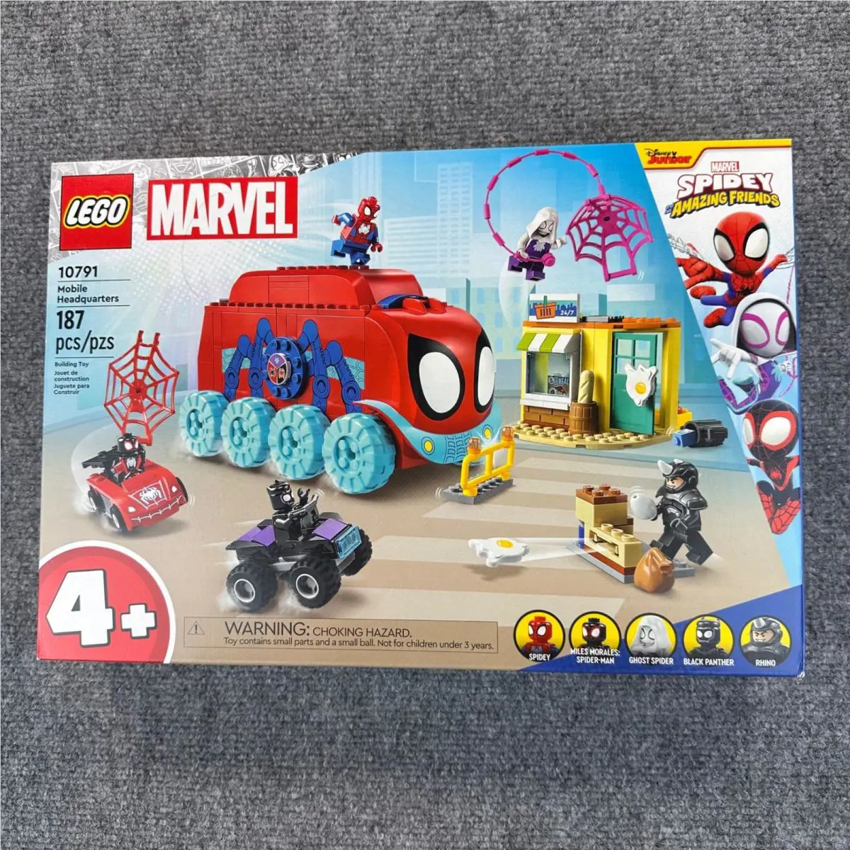 Lego Marvel Spidey and His Amazing Friends Mobile Headquarters 10791 4+ Retired