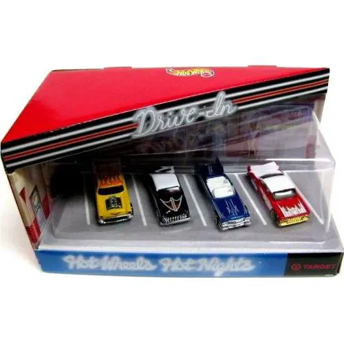 Hot Wheels 1999 Target Hot Wheels Hot Nights 4 Car Set