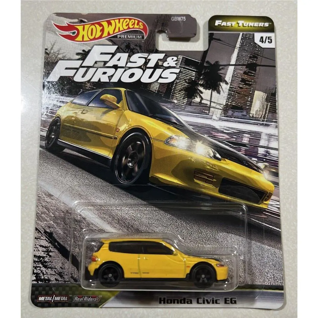 2019 Hot Wheels Premium Fast Furious Fast Tuners 4/5 Honda Civic EG