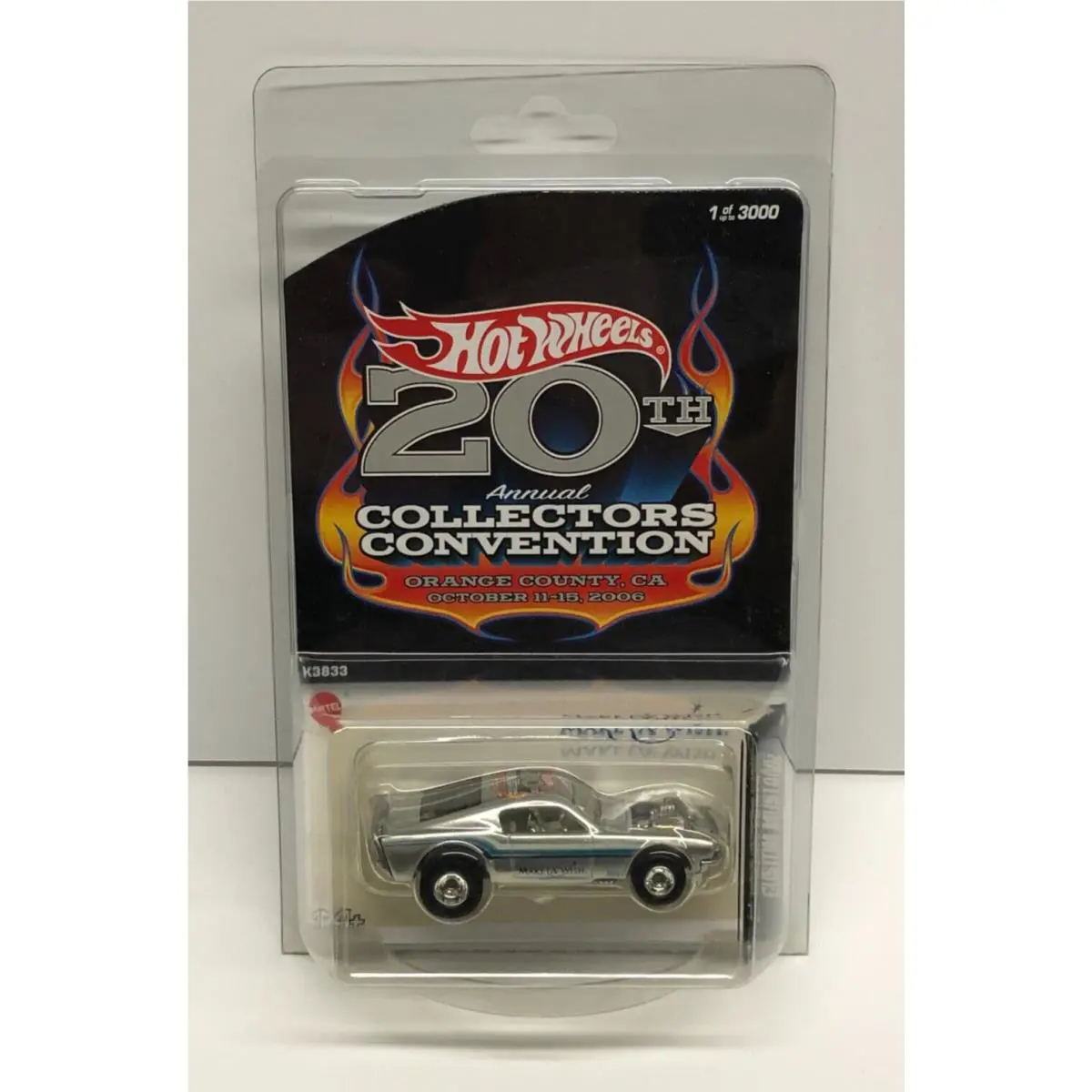 2006 Hot Wheels 20th Collectors Convention Custom Mustang Limited Edition /3000