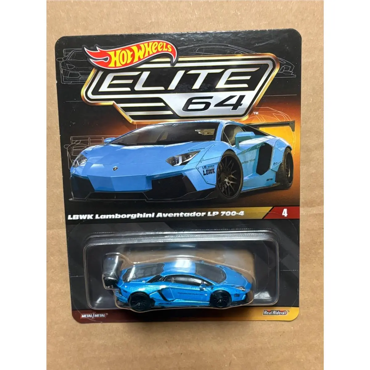 Hot Wheels Elite 64 Lbwk Lamborghini Aventador LP 700-R Oop