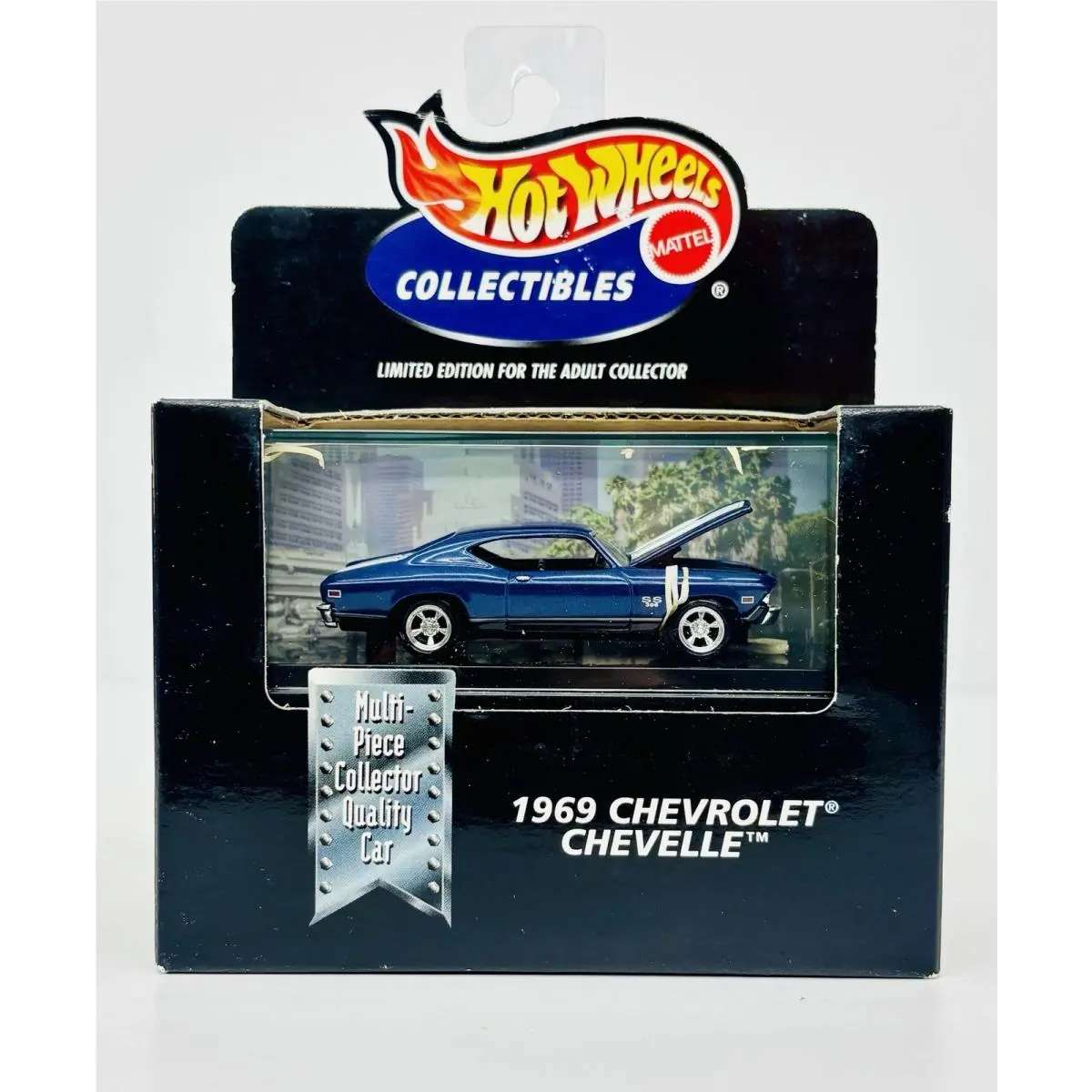 Hot Wheels Collectibles 1969 Chevrolet Chevelle Blue Black Box 26797
