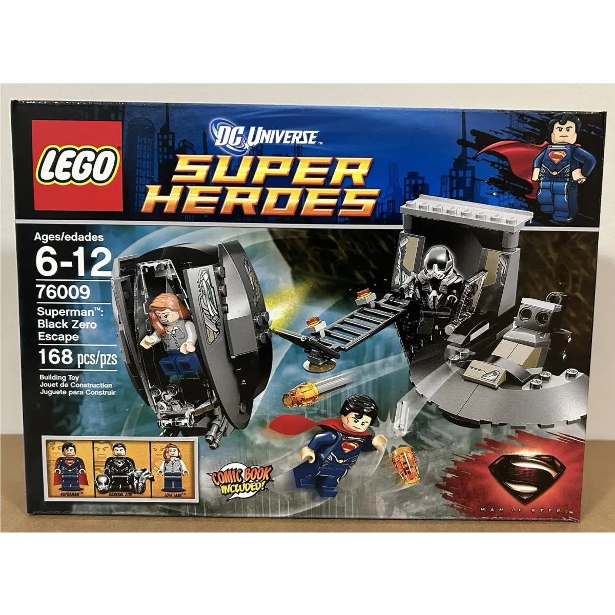 Lego DC Comics Super Heroes: Superman: Black Zero Escape 76009 Retired Set
