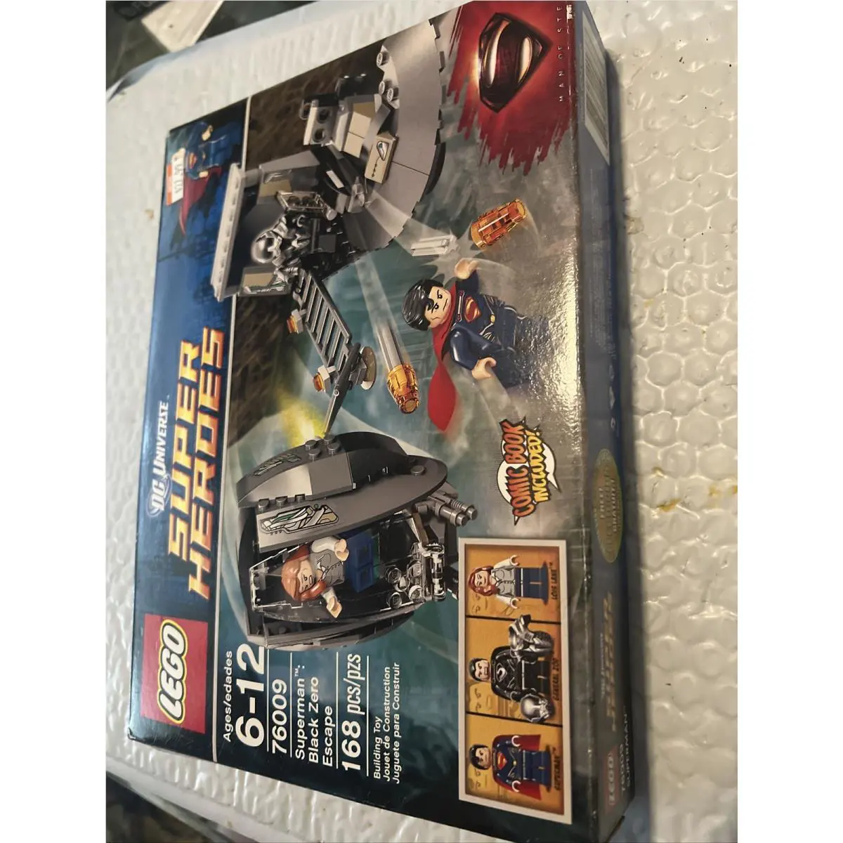 Lego DC Comics Super Heroes: Superman: Black Zero Escape 76009 Mew Dented Box